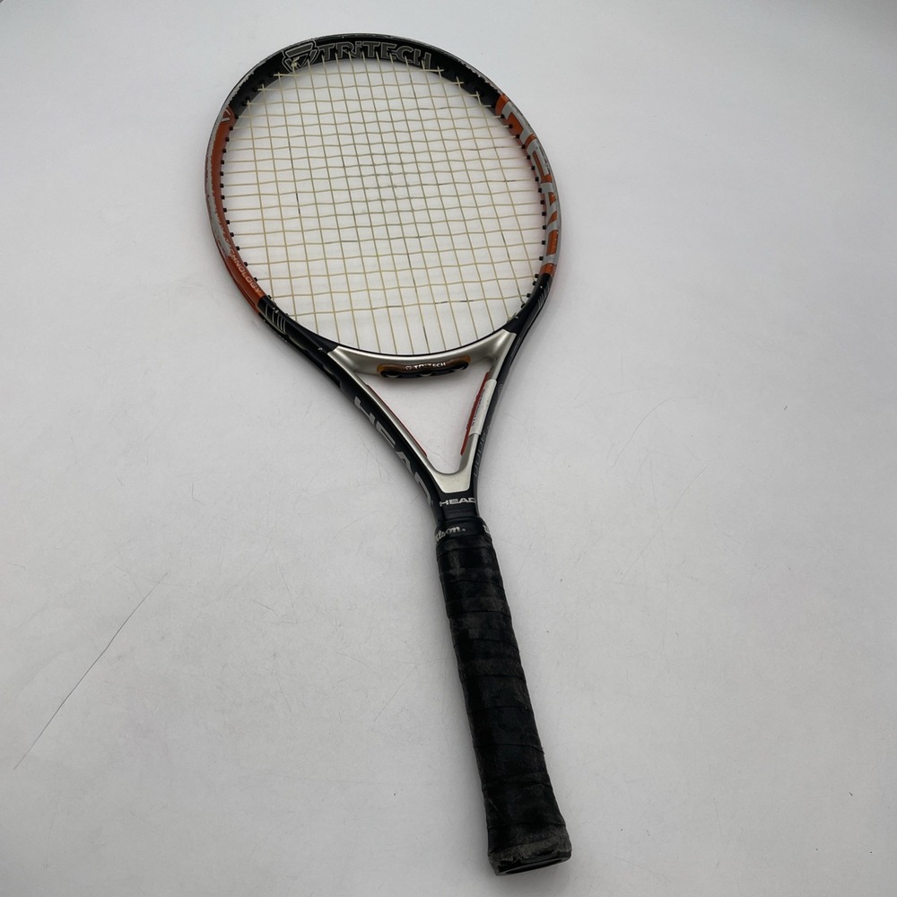 Head Tritech 9000 Tennis Racquet Oversize 16M 19C with Zipper Case Grip 4 1/2